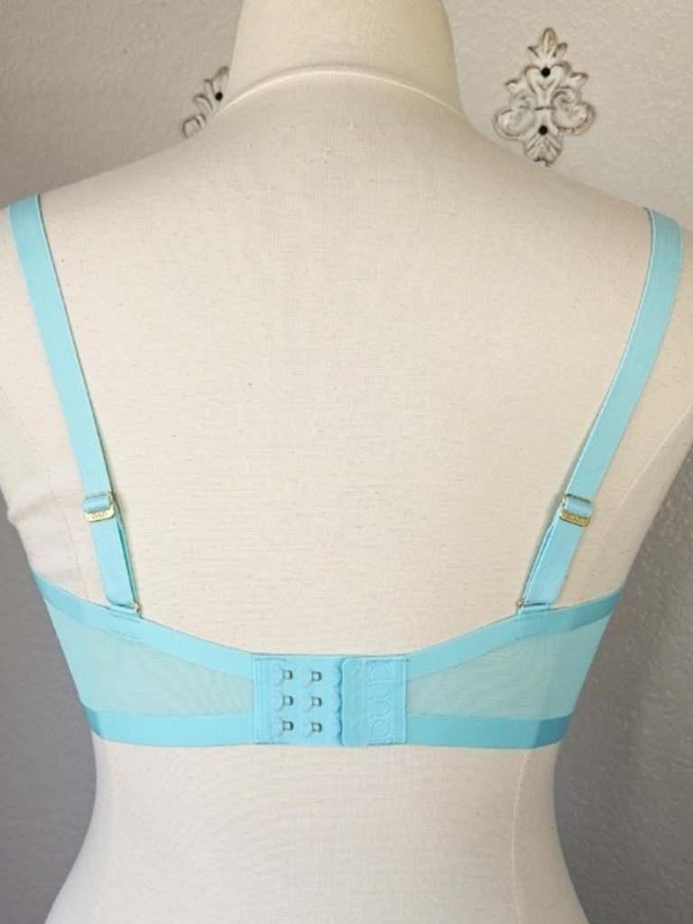 Cuup 38g Bra The Plunge Mesh Aqua — image 4 of 6